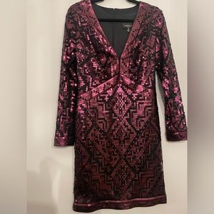 Tadashi Shoji Sequins Dress